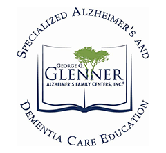 George G. Glenner Alzheimer's Family Centers, Specialized Alzheimer's and Dementia Care Education logo.